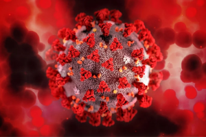 Illustration af coronavirus